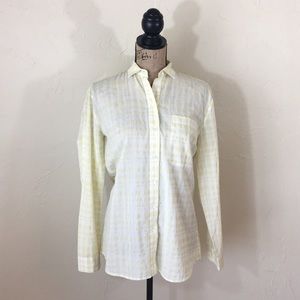 ATM Anthony Thomas Melillo Plaid Boyfriend Shirt
